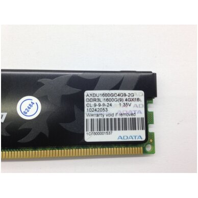 Adata Gaming Series 8GB (2X4GB) DDR3L AXDU1600GC4G9-2G DDR3 3